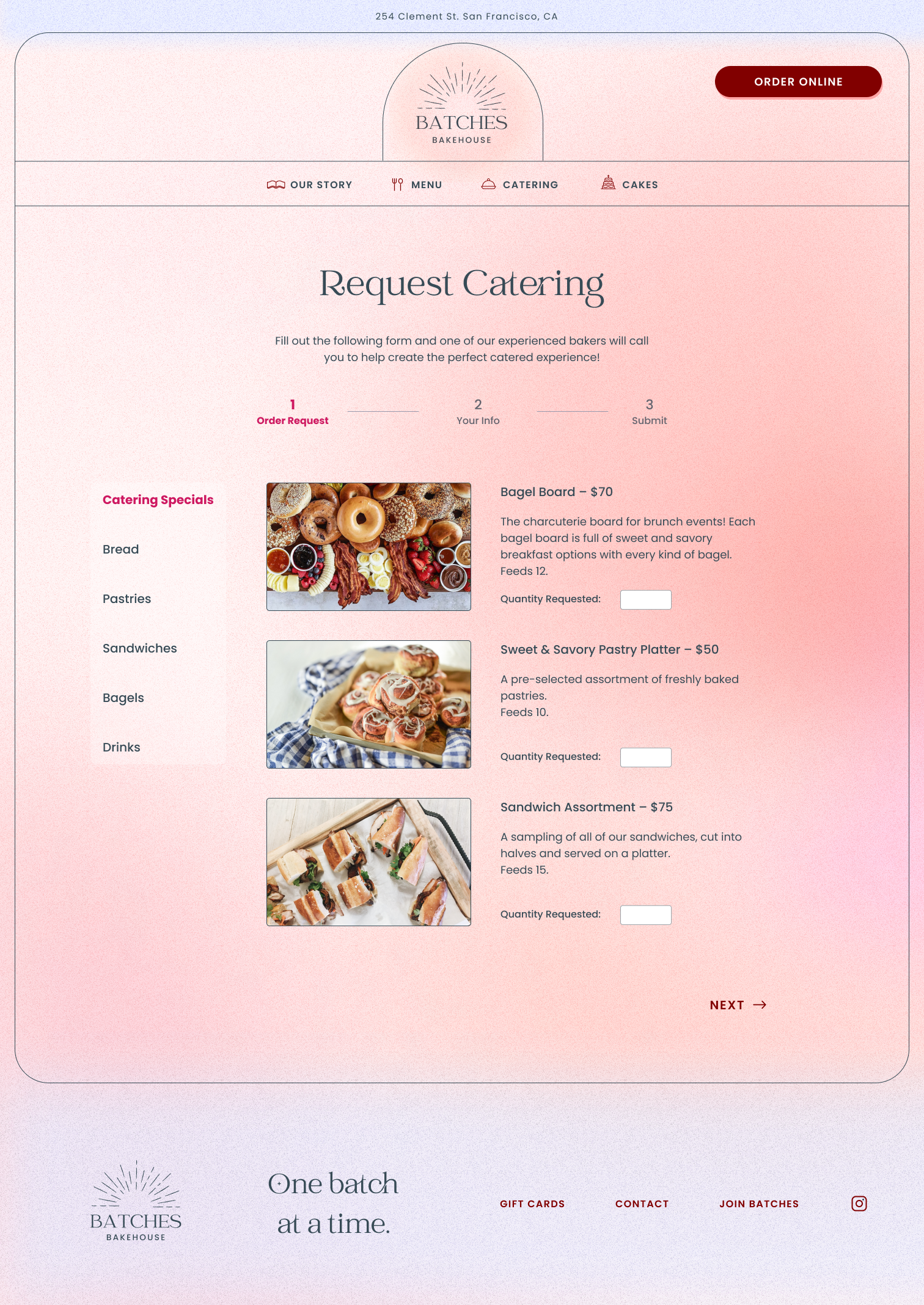 Catering-Order-Request
